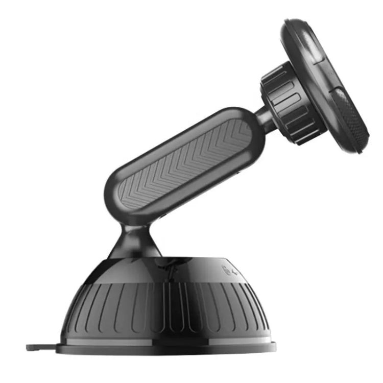 360-Degree Rotating Magnetic Car Phone Holder for Dashboard and Windshield - Black