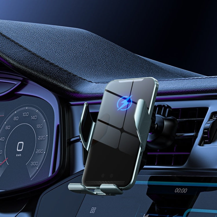 C9 Infrared Auto-Clamping Wireless Car Charger & Phone Holder with 360° Rotation