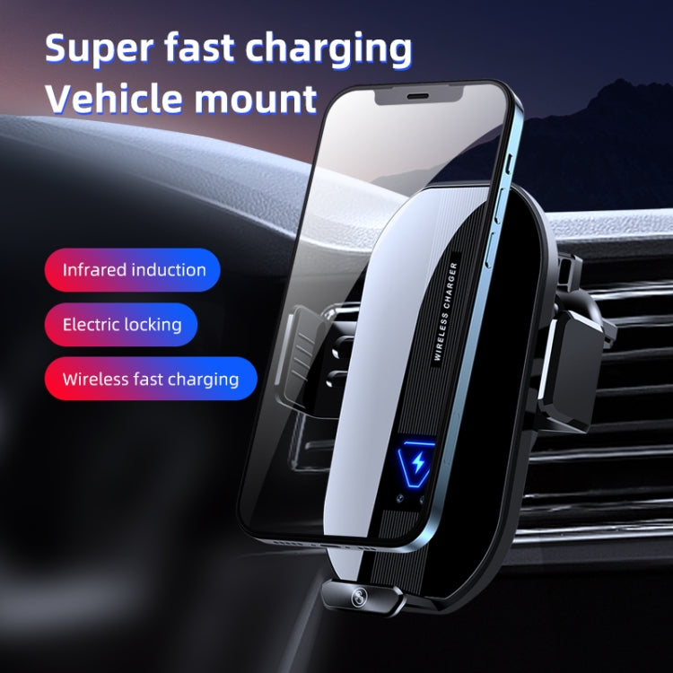 Ultra-Fast 15W Magnetic Wireless Car Charger with Auto-Sensitive Technology