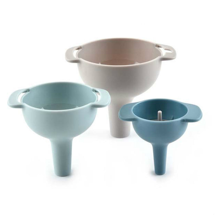 Plastic Jam Funnel Household Multi-function Oil Leak Separating Funnel