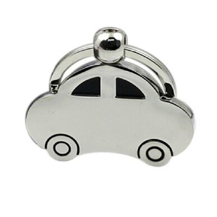 2 PCS Creative Classic Beetle Car Keychain Metal Model Pendant, Car Shape