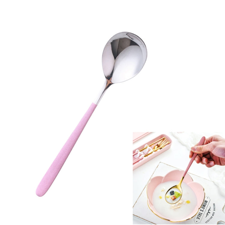 Simple Stainless Steel Titanium Plated Rice Spoon