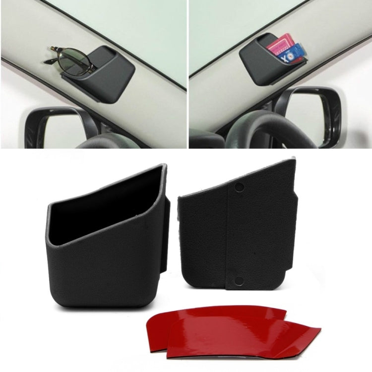 2-Pack Stylish Car Glasses and Accessories Storage Organisers in Black
