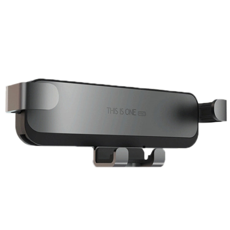 Compact Car Vent Mobile Phone Holder - Sleek Aluminium Design