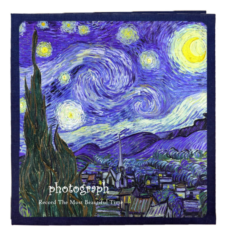 Retro Art DIY Handmade Photo Album Self-Adhesive Film Album, Style: