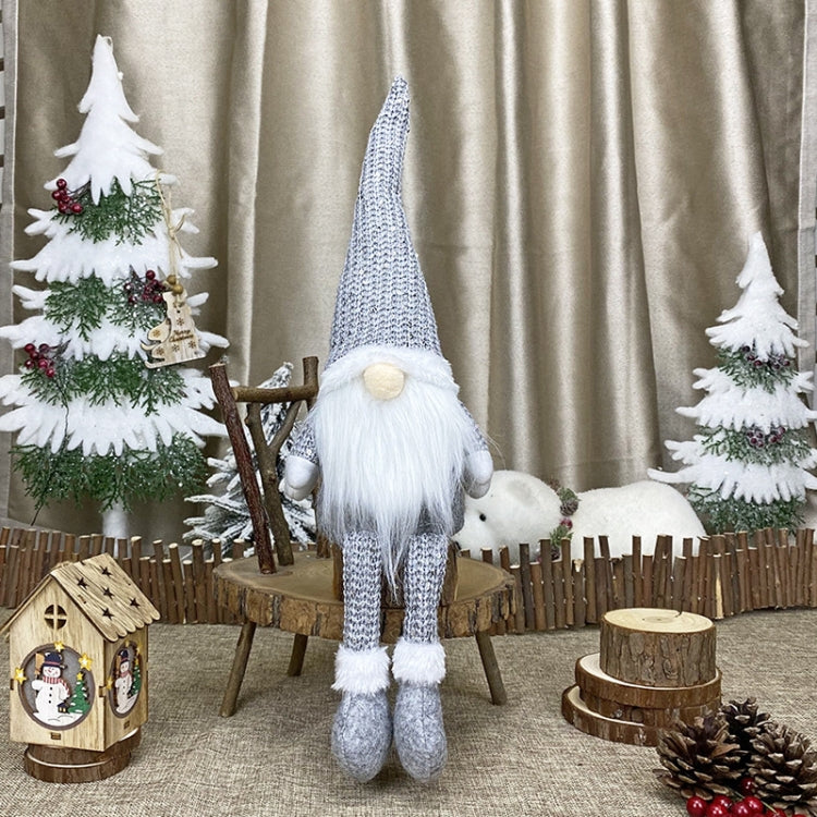 Christmas Decorations Dolls Faceless Elderly Dolls Window Decorations