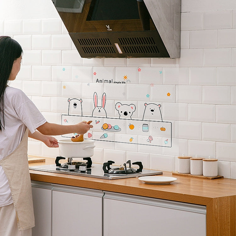 5 PCS Kitchen Cabinet Stove Range Hood Oil-Proof Self-Adhesive Sticker