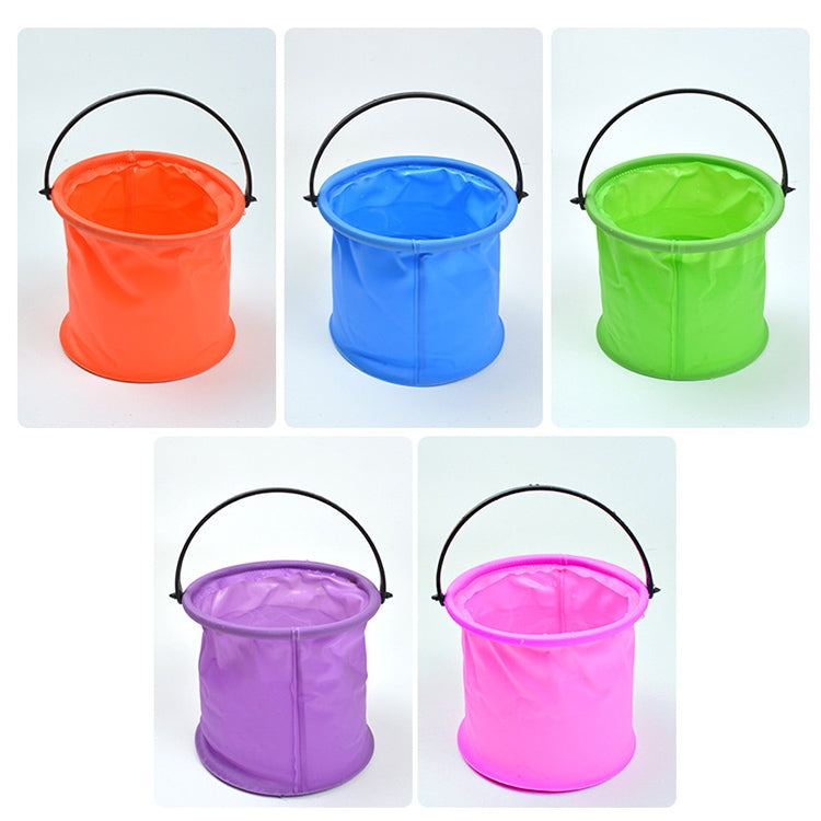 No Compartment Folding Art Painting Bucket Pen Washing Bucket Random Colour