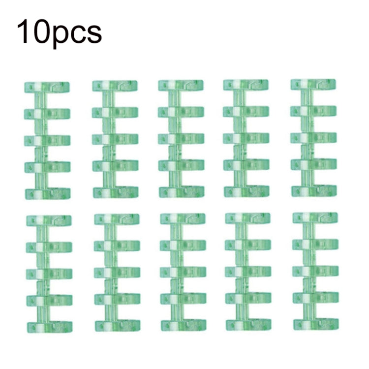 KW-TRIO5 10pcs Grommet Binder Segmented Plastic Binding Rings