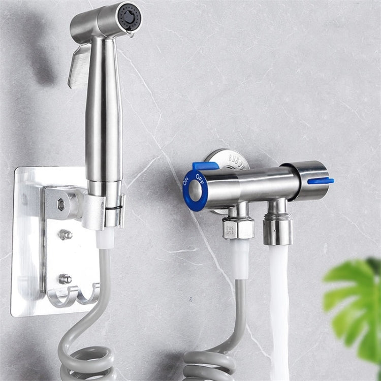 Stainless Steel One-In-Two-Out Multi-Function Three-Way Valve Faucet