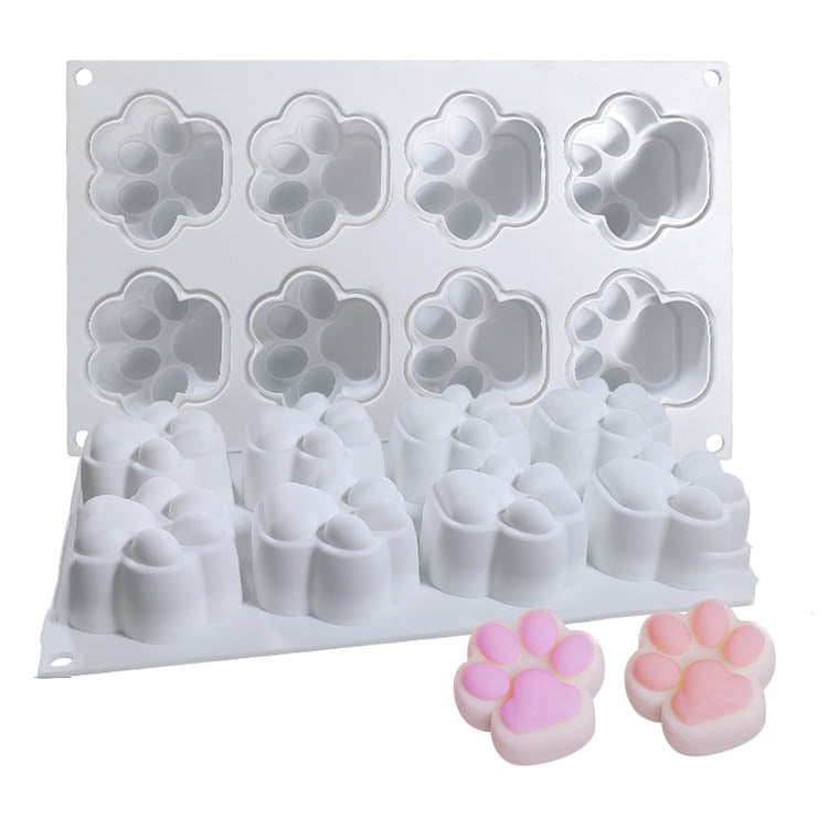 DIY Animal Claw Shape Candle Glue Cake Jelly Pudding Silicone Mold