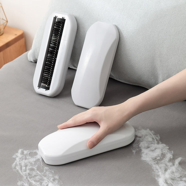 Fur Long Handle Bed Sweeping Brush Dusting Brush Bedroom Cute Broom (White)