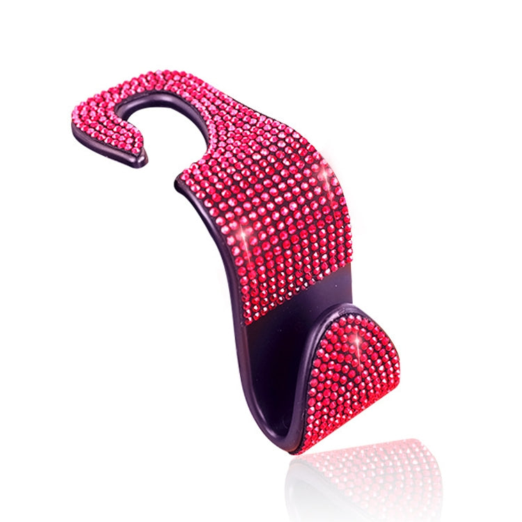 Elegant Diamond-Studded Multi-Purpose Car Seat Hooks - 3 Pack