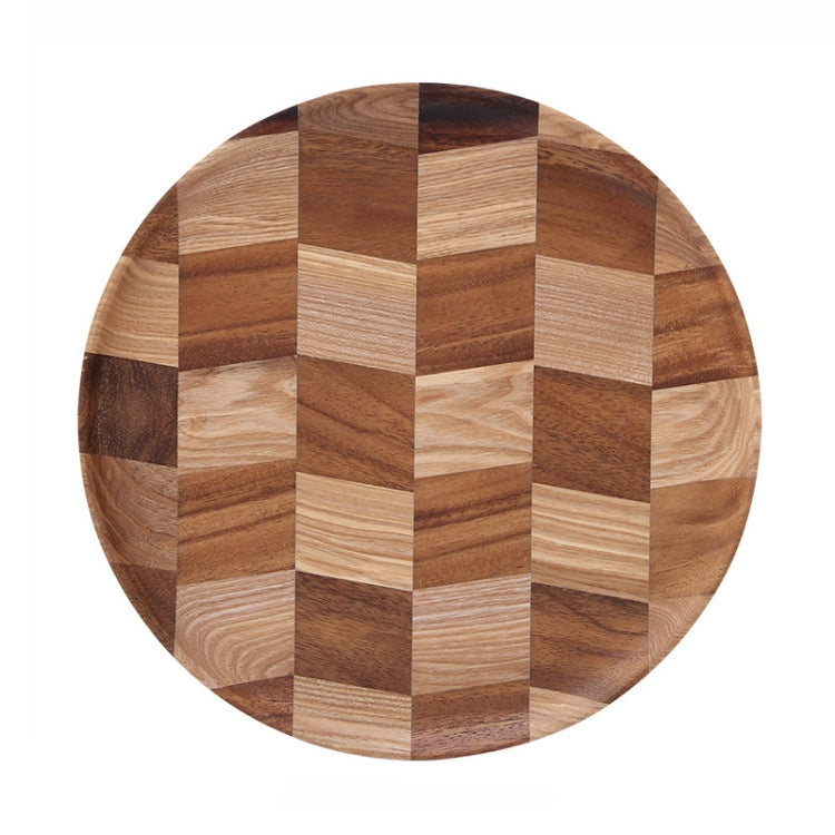 Wooden Tray Dinner Plate Household Fruit Cake Dessert Plate Wooden Dish