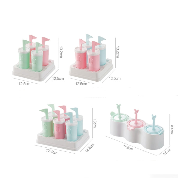 2 Sets Children DIY Popsicle Mold Homemade Cream Mold Set