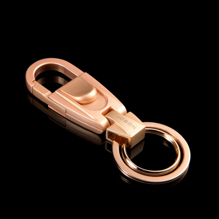 JOBON ZB-071 Men's Stylish Zinc Alloy Keychain with Dual Ring Design