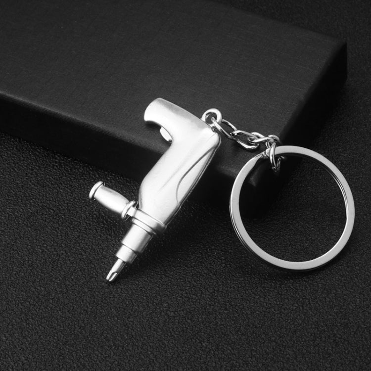 Set of 10 Elegant Zinc Alloy Keychain Carabiners