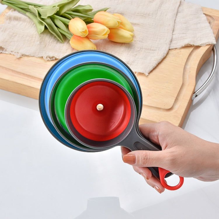 3 In 1 Folding Plastic Funnel Jam Funnel Oil Drain, Specification: 19.5x12cm