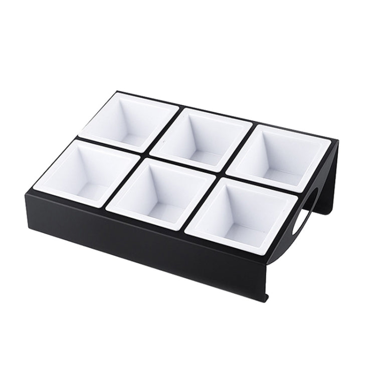 Stainless Steel Bar Plastic Fruit Plate Rack, without Fruit Dish