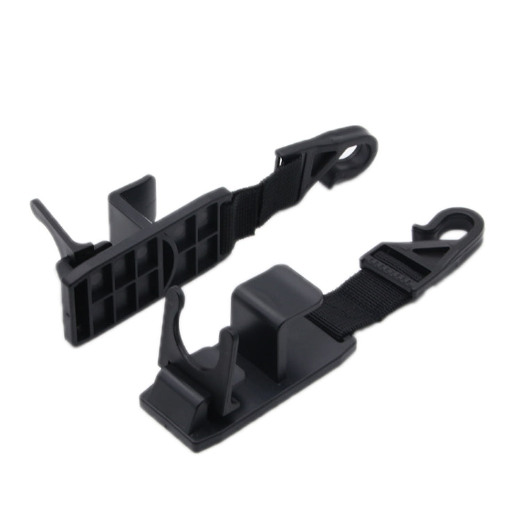 2-Pack SHUNWEI SD-2510 Universal Car Headrest Storage Hooks with Drink Holder