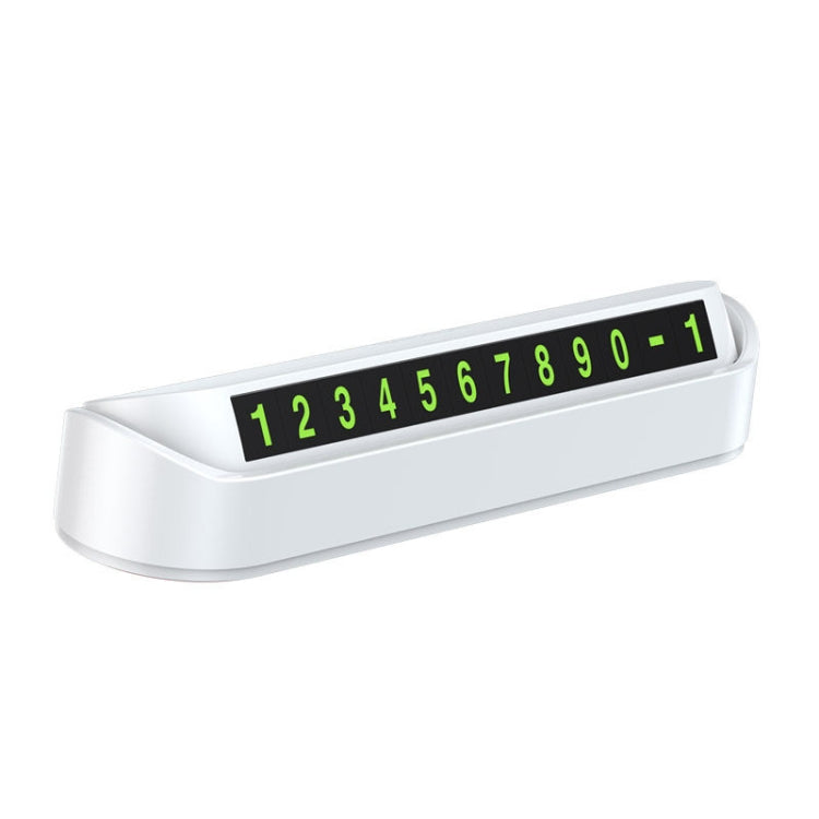 Illuminated Magnetic Parking Number Card with Hidden Design