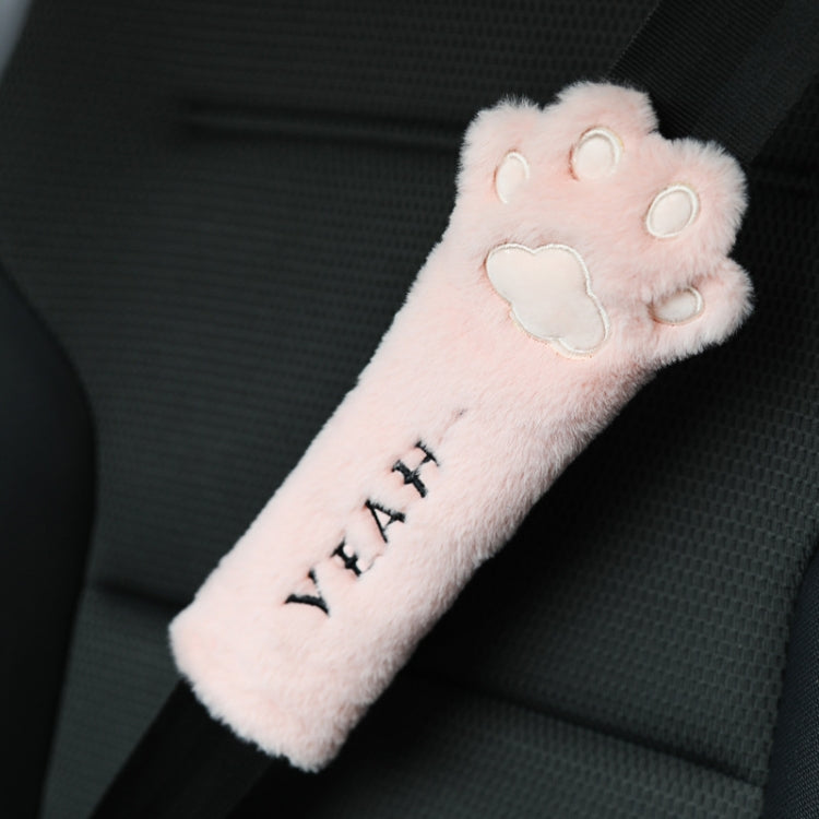 Cat Claw Plush Car Neck & Shoulder Pillow - Comfy Decorative Headrest for Women