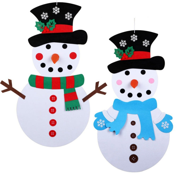 Handmade Felt Christmas Tree Decoration Children DIY Christmas Decorations, Style: