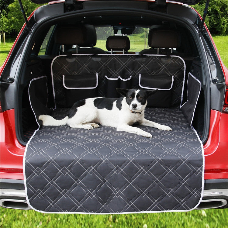 Pet-Friendly SUV Boot Liner with Storage Pockets and Easy-Clean Design