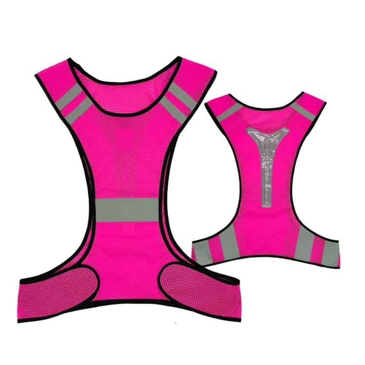 Sports Reflective Vest Night Running Outdoor Reflective Clothing Traffic Safety Reflective Vest,Style:, Without Led, With Led