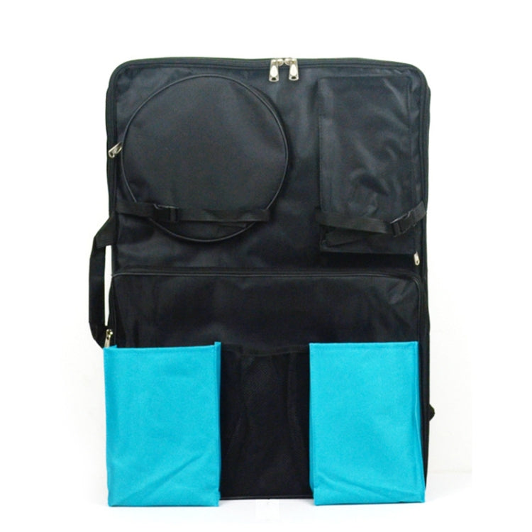4K Black Waterproof Portable Sketch Painting Board Bag Double Pocket Large Capacity Travel Shoulder Sketchpad Drawing Bag