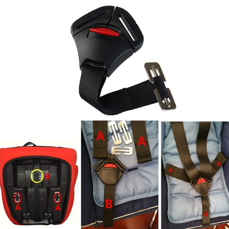 CA-00200 Universal Car Child Safety Seat Accessories Standard Five-Point Snap-Clad With Lock Buckle ISOFIX Interface, Child Safety Seat Accessories