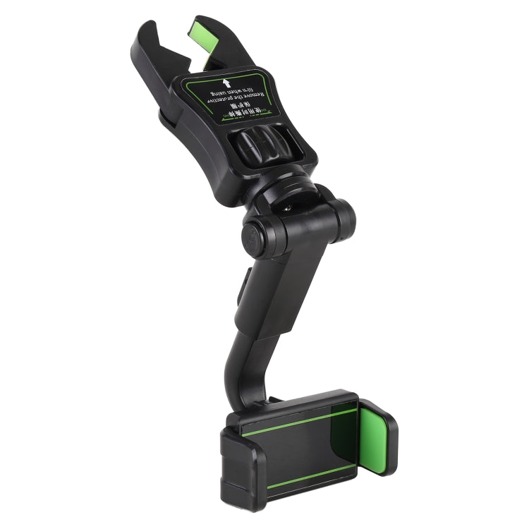 Universal Car Rear-View Mirror Mobile Phone Holder with Adjustable Pillow Design