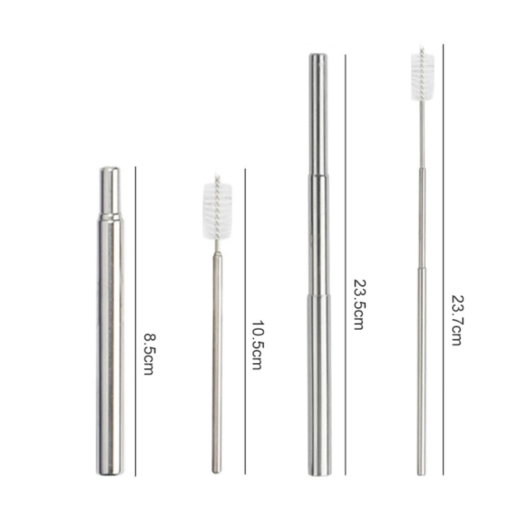 Stainless Steel Portable Telescopic Straw