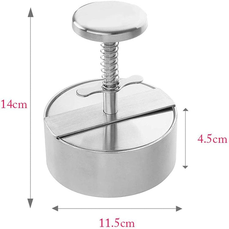 11.5cm Small Hamburg Pressed Meat 304 Stainless Steel Cake Press