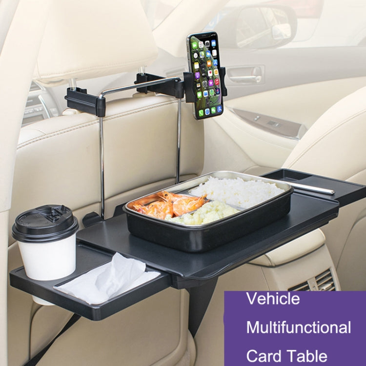 Versatile Car Seat Back Laptop Holder with Adjustable Features