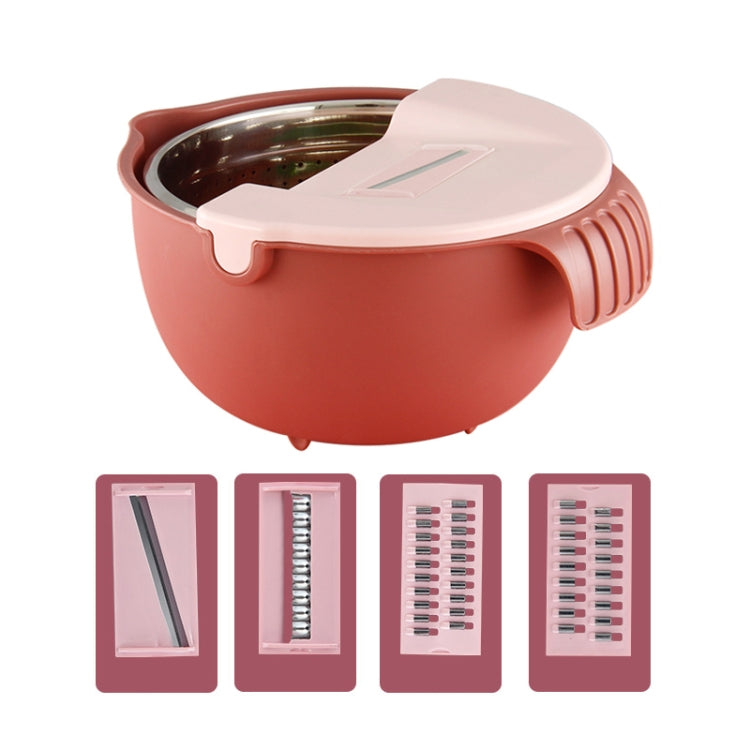 SiGang Stainless Steel Double-Layer Rotary Drainage Basket