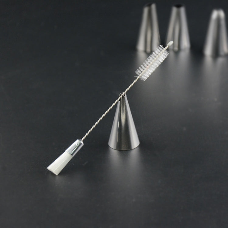 10 PCS Two Side Cake Piping Tip Cleaning Brush