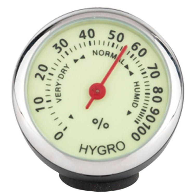 Car Night Light Thermometer Humidity Meter Mechanical Mini Ornament