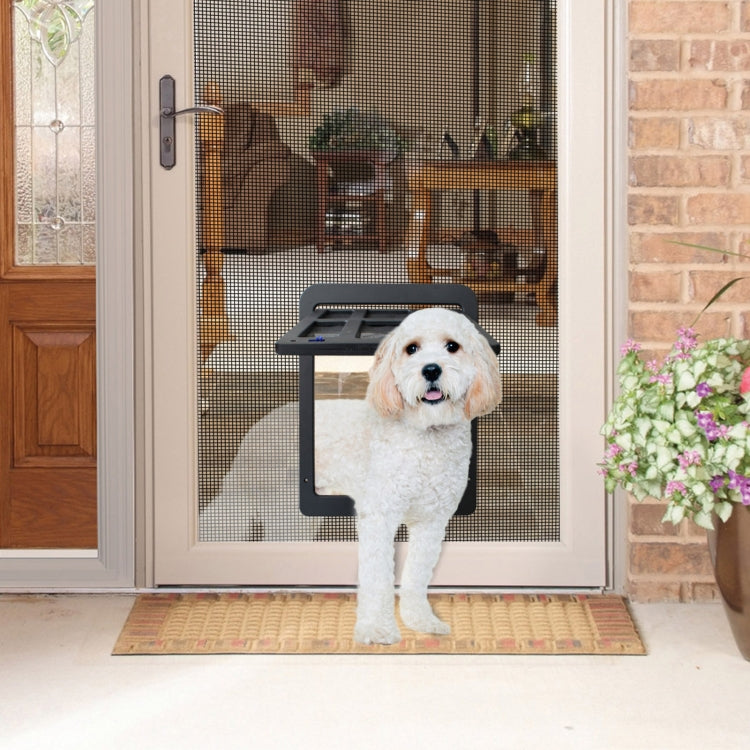 34cmx 44cm Pet Window Door Dog Cat Cave Anti-mosquito Pet Lattice Door