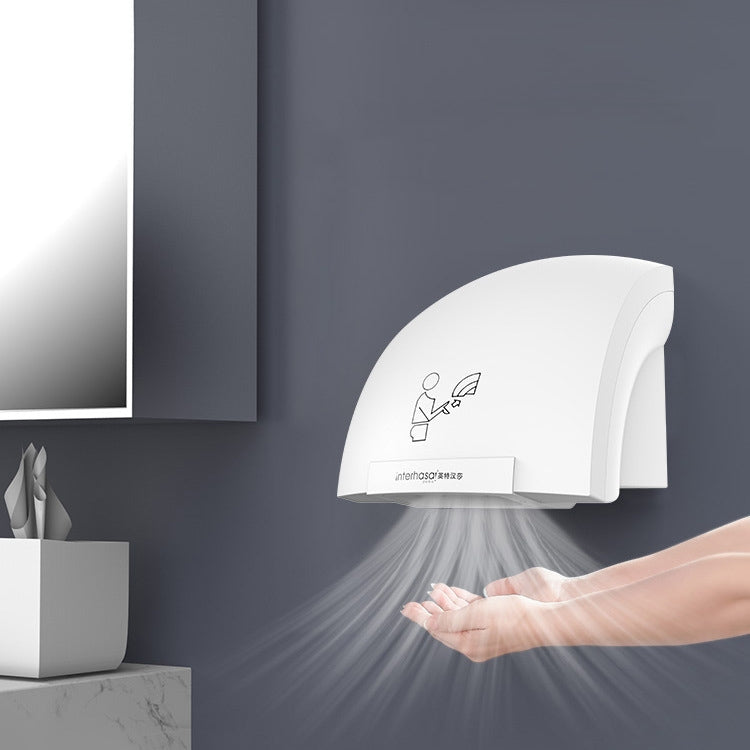 Interhasa 220V Automatic Electric Hand Dryer Mini Induction Hand Drying Machine,Style: