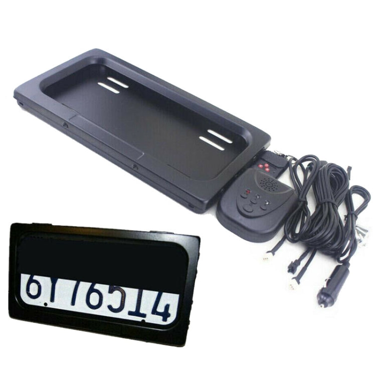 US Standard Roller Blind Dual-Brand Energy Vehicle License Plate Frame License Plate Bracket, Dual-Brand License Plate Frame