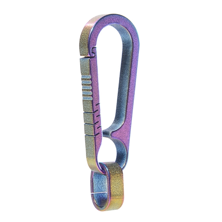 Titanium Alloy Keychain for Men - Lightweight Car Key Holder with Waist Clip