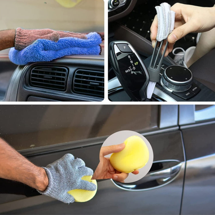 Car Wash Brush Tire Brush Glass Wiper Brush Drill Brush Cleaning Brush Set