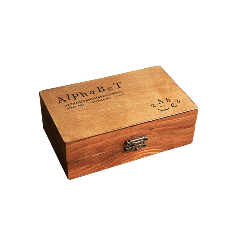 Wooden Numbers + English Letters Seal