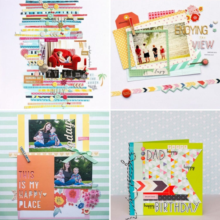 1 Sets PA2031 DIY Album Clipboard Handbook Card Background Paper, Size: 6 inch