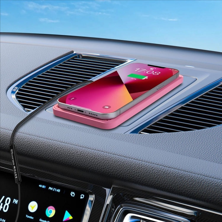 All-Weather Wireless Car Charger with Extra Cover and Non-Slip Mat