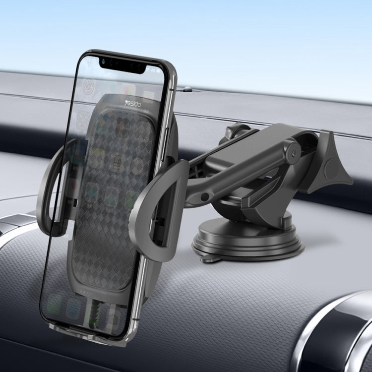 Yesido C111 Adjustable 360° Rotating Telescopic Car Phone Holder