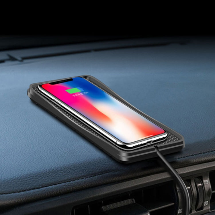 C3 15W Qi Wireless Car Charger Pad with Anti-Slip Base