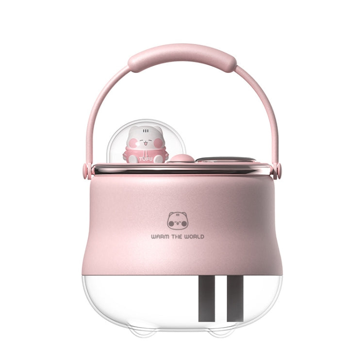 Icarerfamily F08 Cartoon Desktop Double Spray Humidifier with Night Light, Spec: