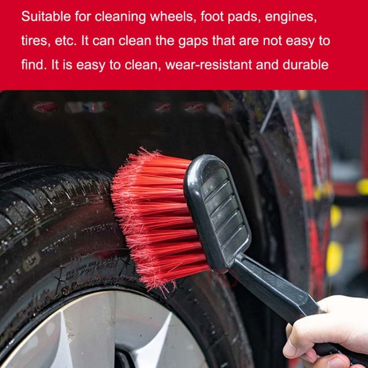 W-0272 Multifunctional Long Hair Cleaning Soft Car Tire Brush
